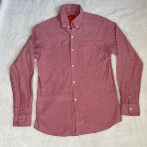 Supreme Red Gingam Long Sleeve Button Cuffes Button Front Shirt